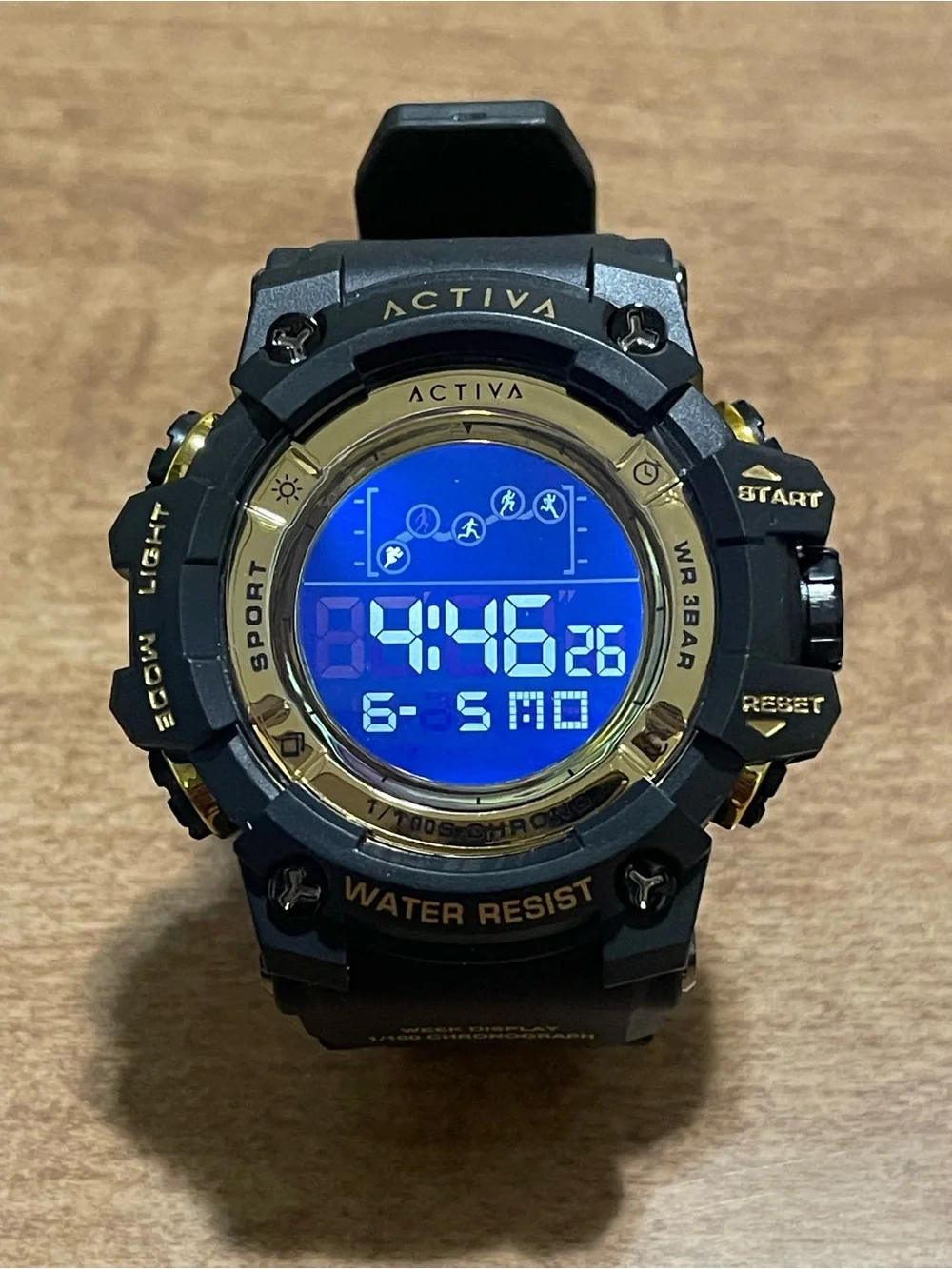 Activa X Invicta Digital Unisex Watch - 50mm, Black (ACW8082-008)